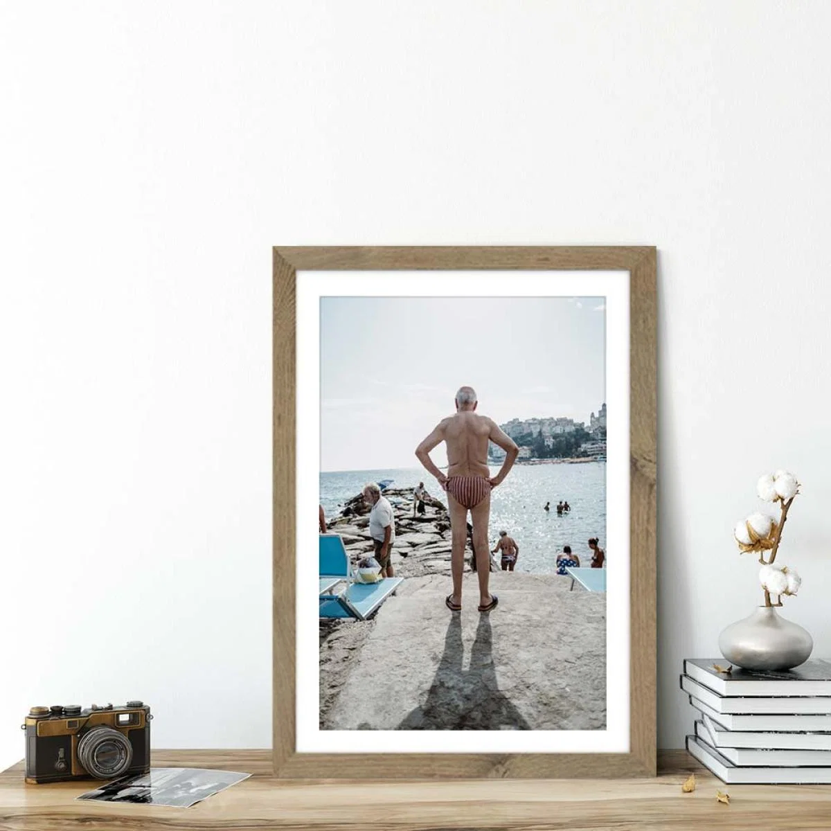Dolce Vida Art Print Oak Frame – image 5