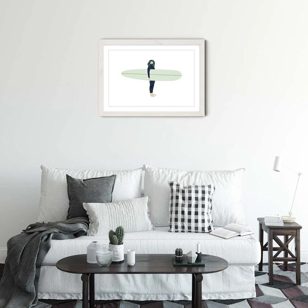 Mer Art Print White Frame – image 2