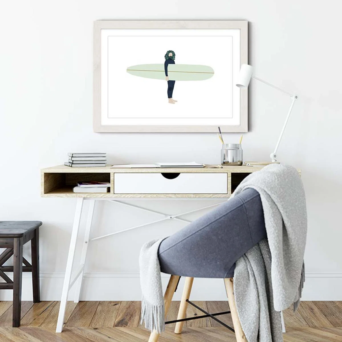 Mer Art Print White Frame – image 5