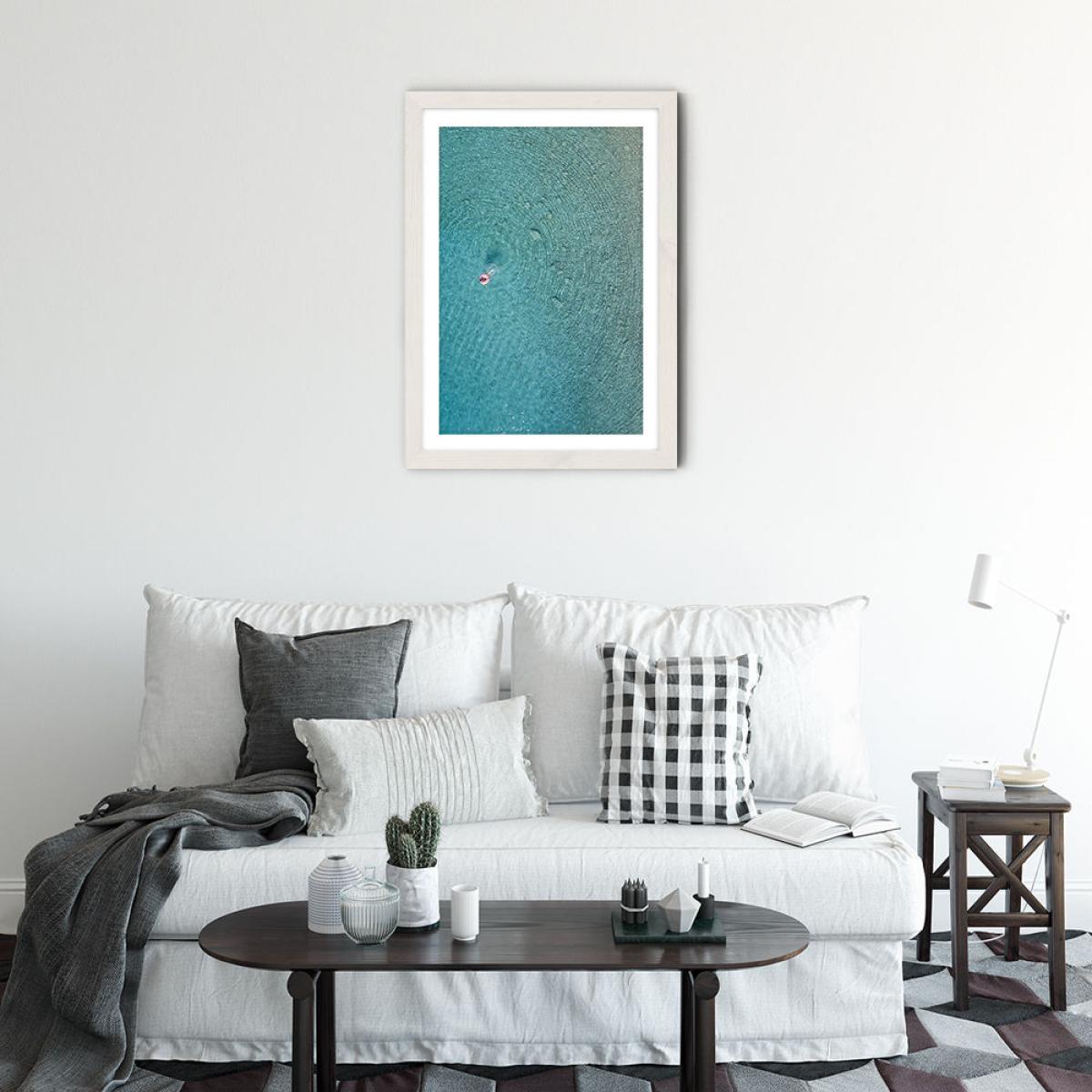 Water Candy Art Print White Frame – image 2