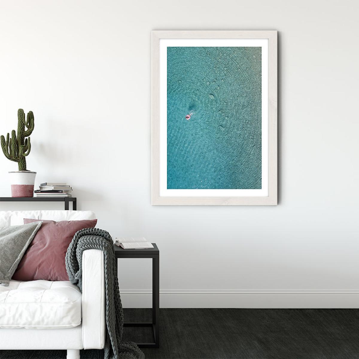 Water Candy Art Print White Frame – image 3