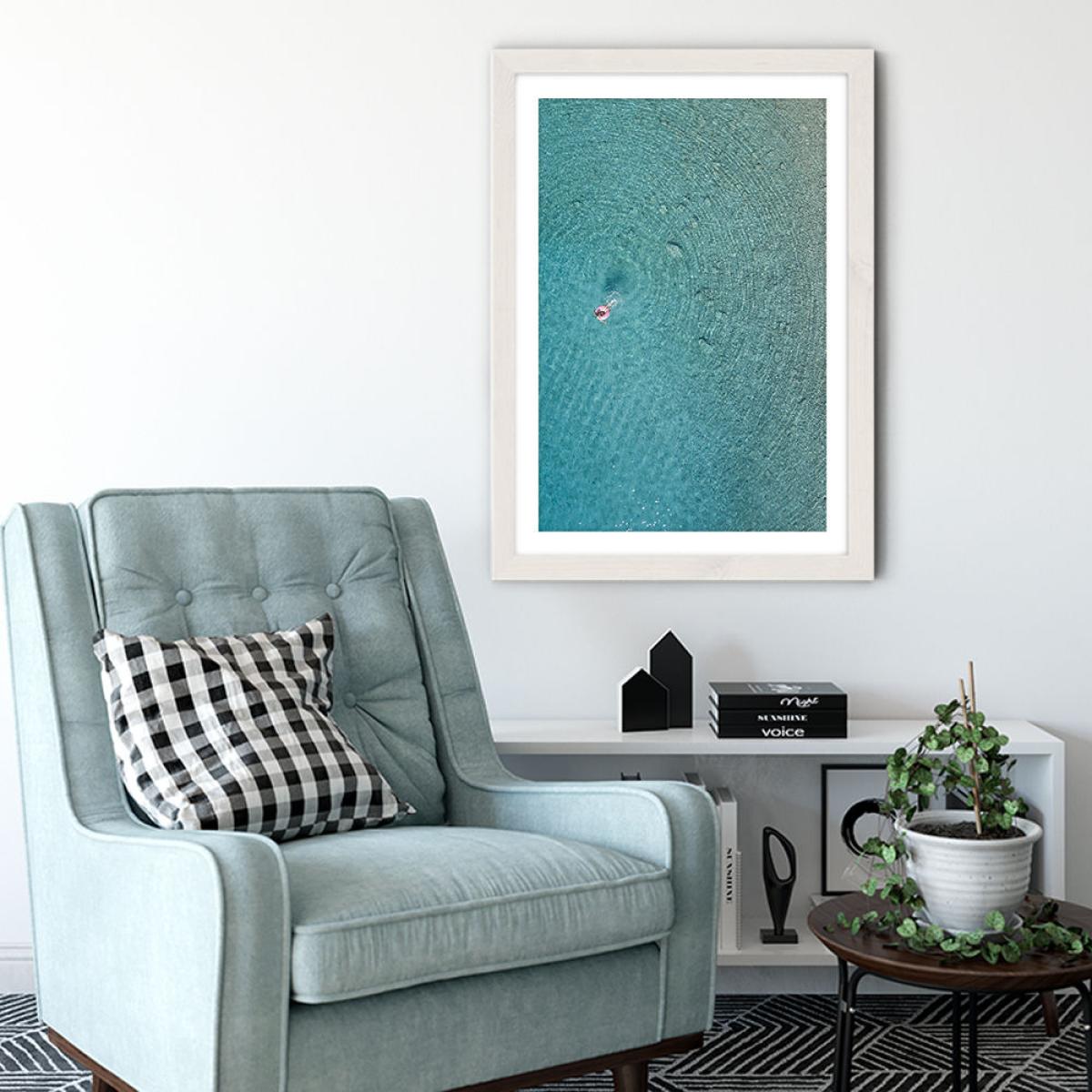 Water Candy Art Print White Frame – image 4
