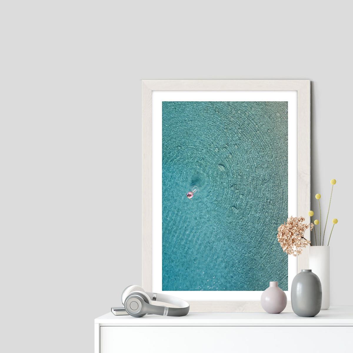 Water Candy Art Print White Frame – image 7