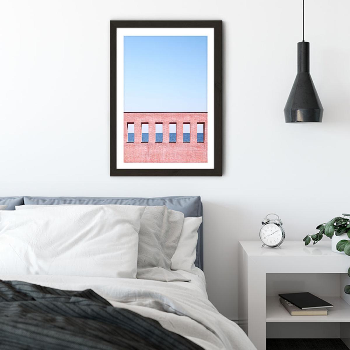Sea View Art Print Black Frame – image 5