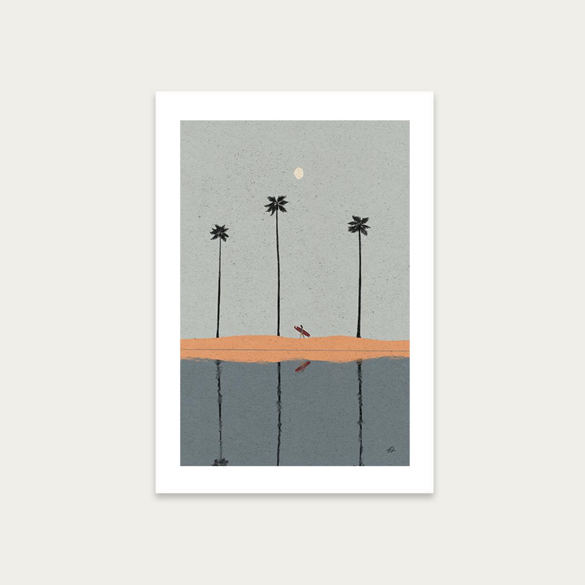 Skyscrapers Art Print Unframed
