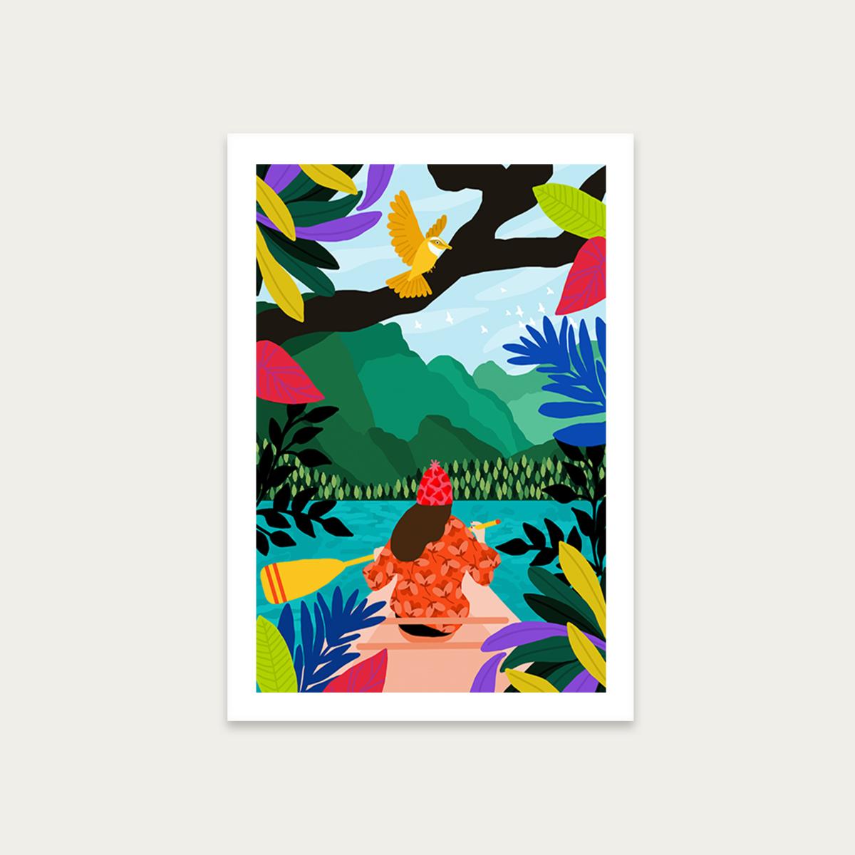 Exploring Nature Art Print Unframed