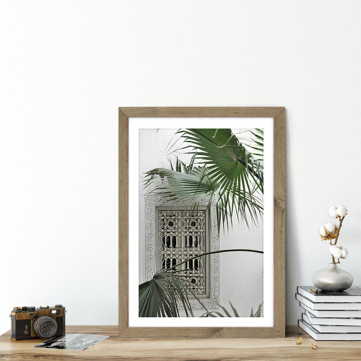 Orient Garden Dreams Art Print Oak Frame – image 5