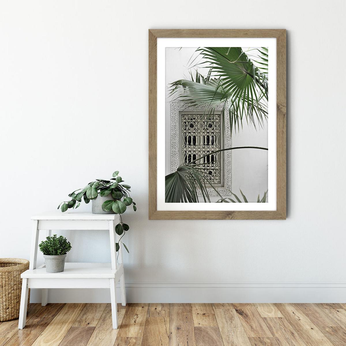 Orient Garden Dreams Art Print Oak Frame – image 6