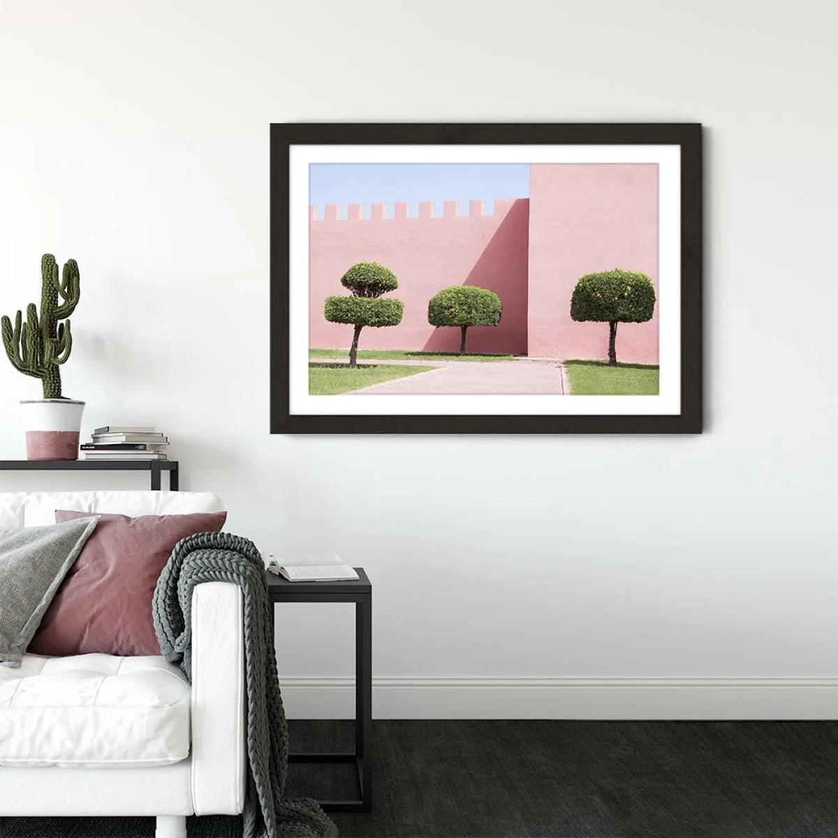 Three Trees Art Print Black Frame – image 2