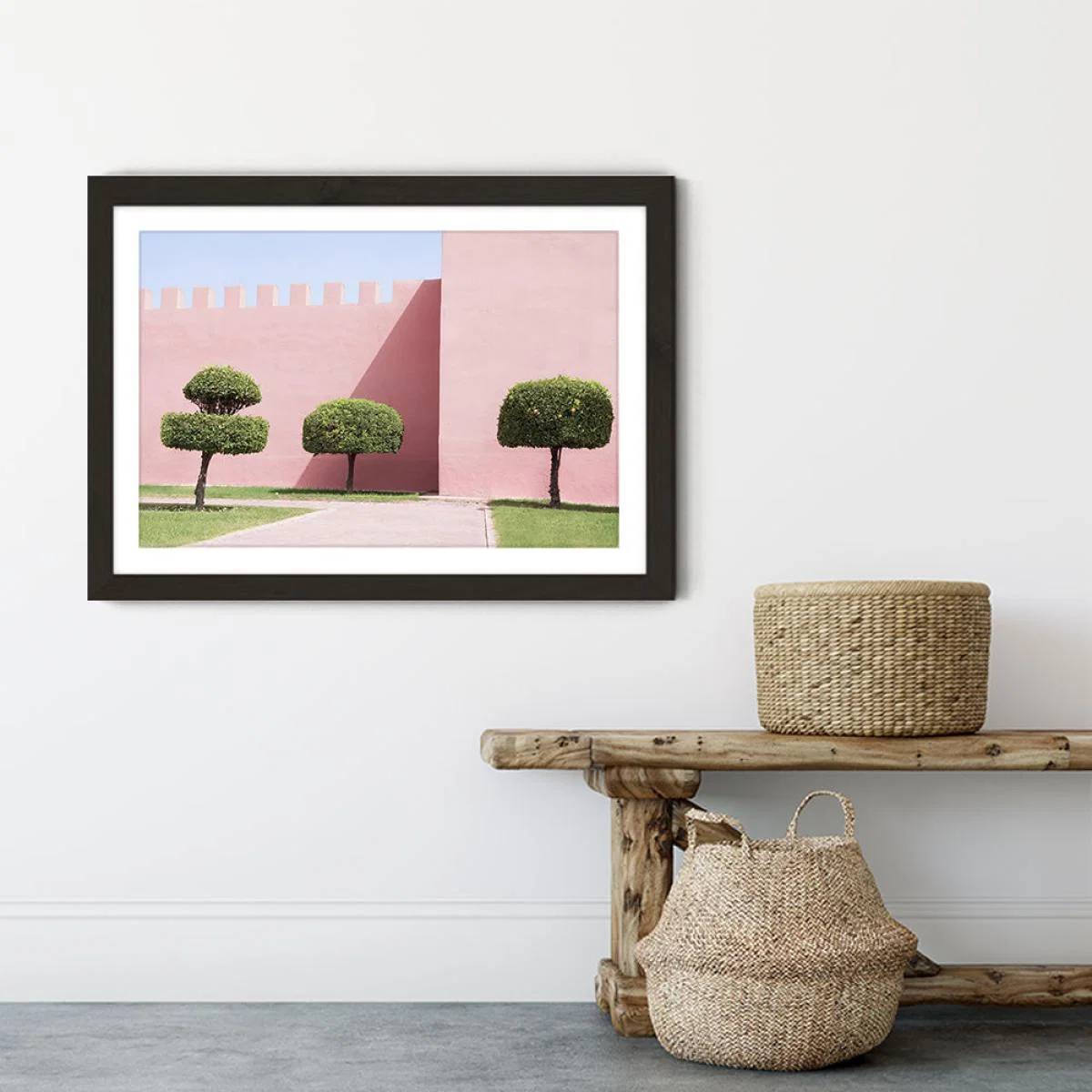 Three Trees Art Print Black Frame – image 3