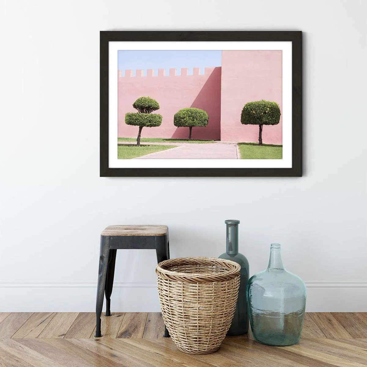 Three Trees Art Print Black Frame – image 4