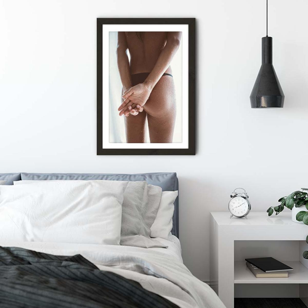 Skin Drops 2 Art Print Black Frame – image 4