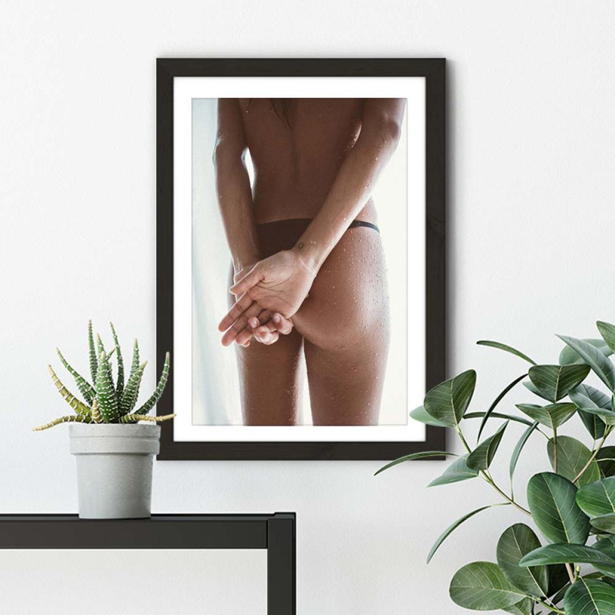 Skin Drops 2 Art Print Black Frame – image 5