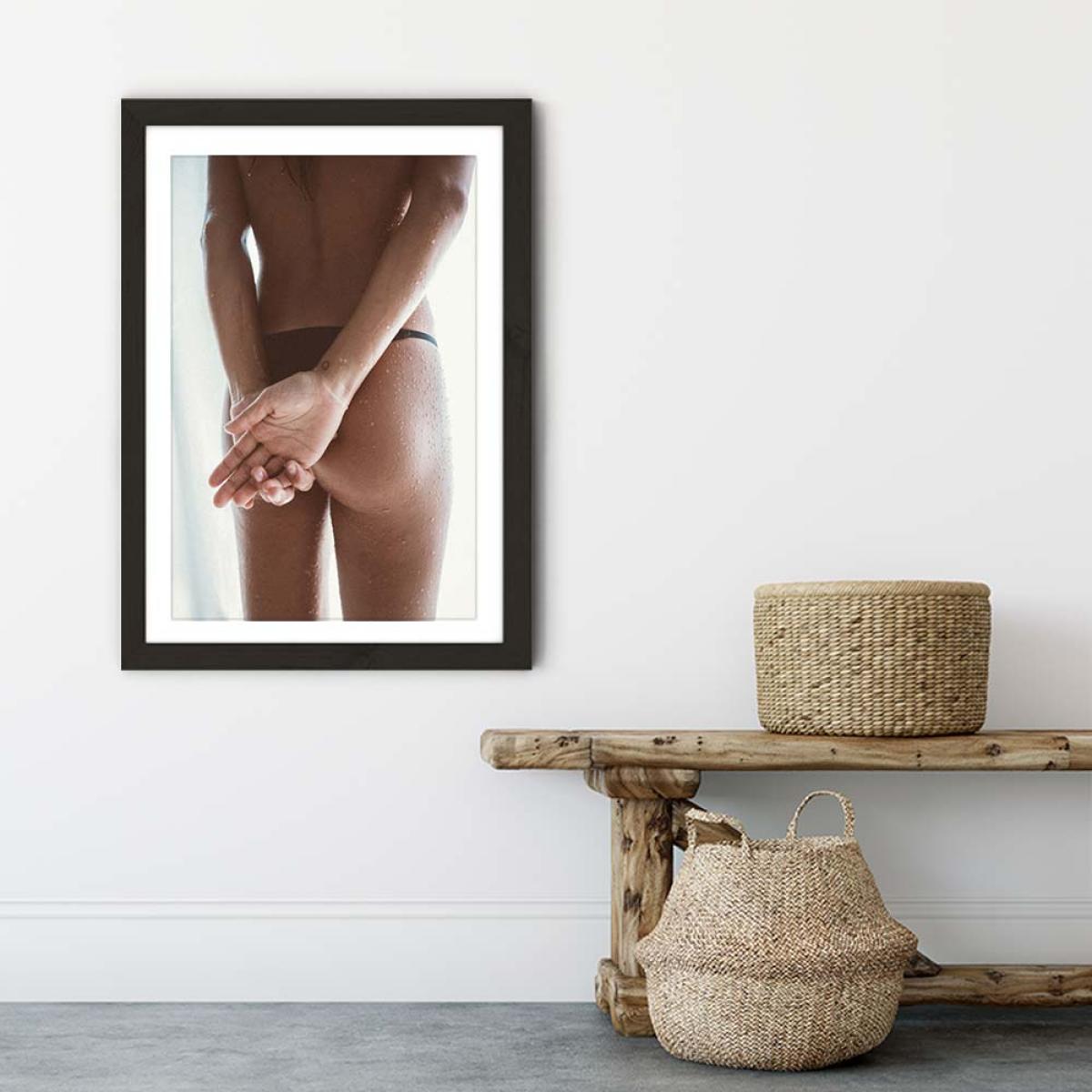 Skin Drops 2 Art Print Black Frame – image 6
