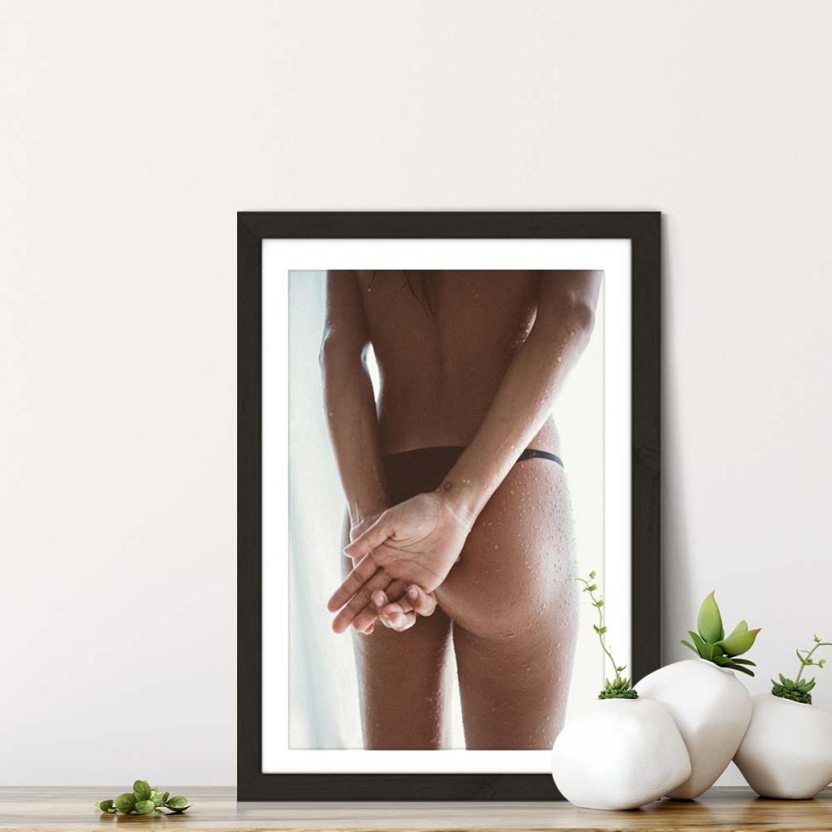 Skin Drops 2 Art Print Black Frame – image 7