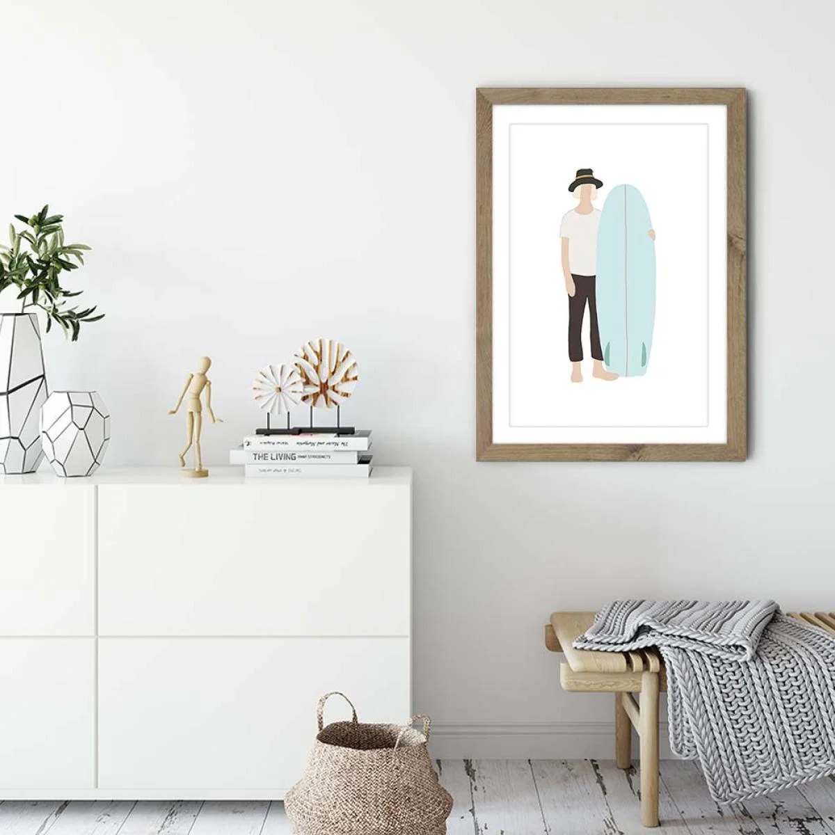 Wonderer Art Print Oak Frame – image 3