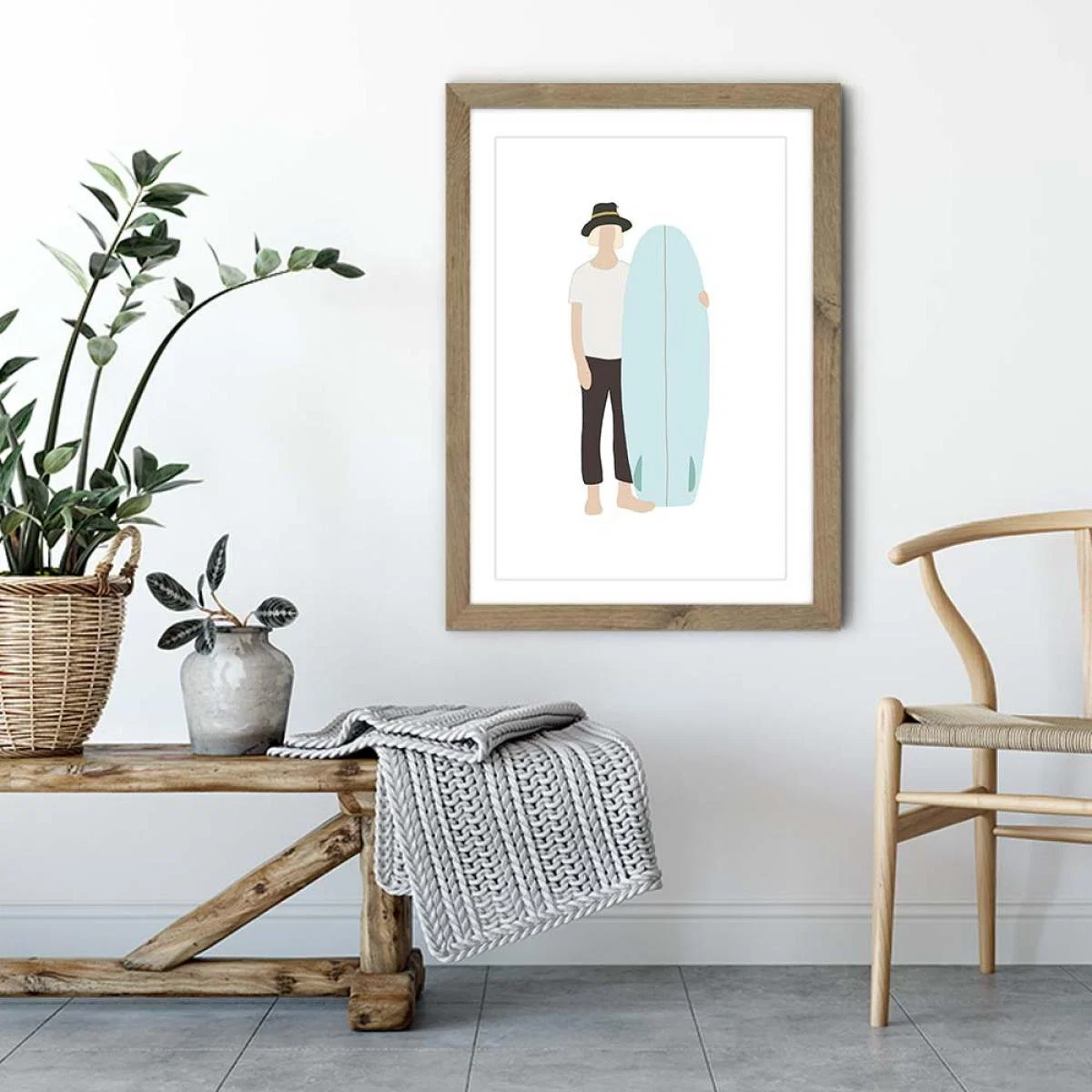 Wonderer Art Print Oak Frame – image 4