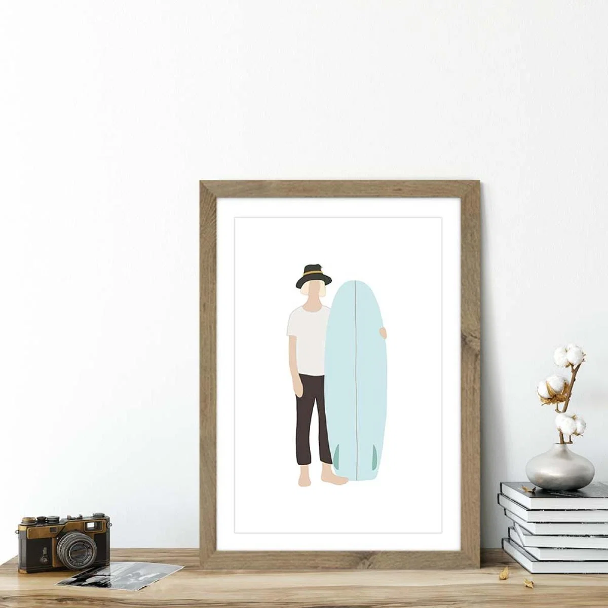 Wonderer Art Print Oak Frame – image 5