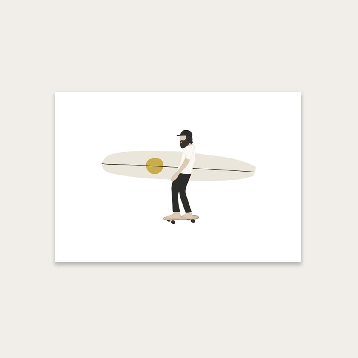 Keen Art Print Unframed