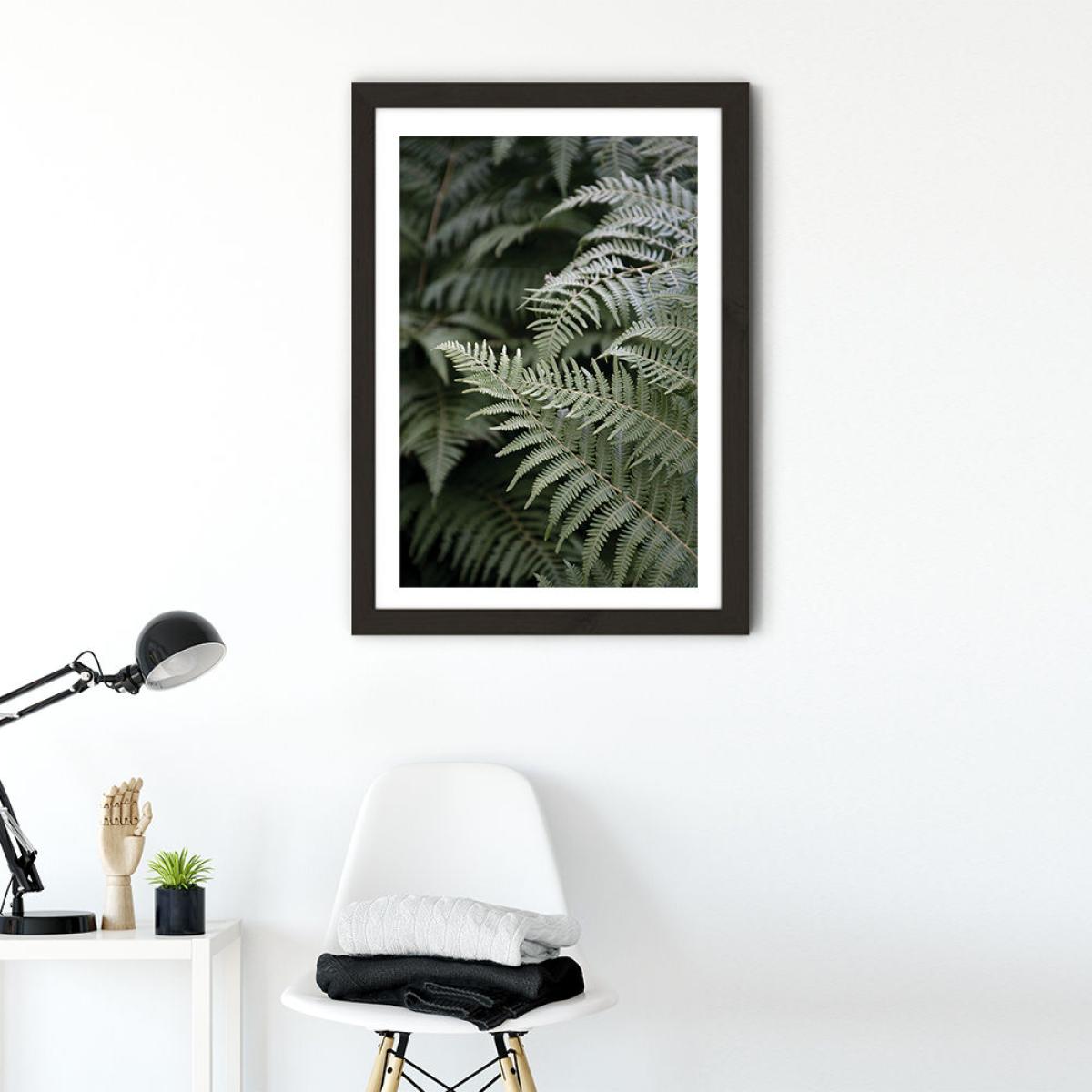 Forest Mood Art Print Black Frame – image 2