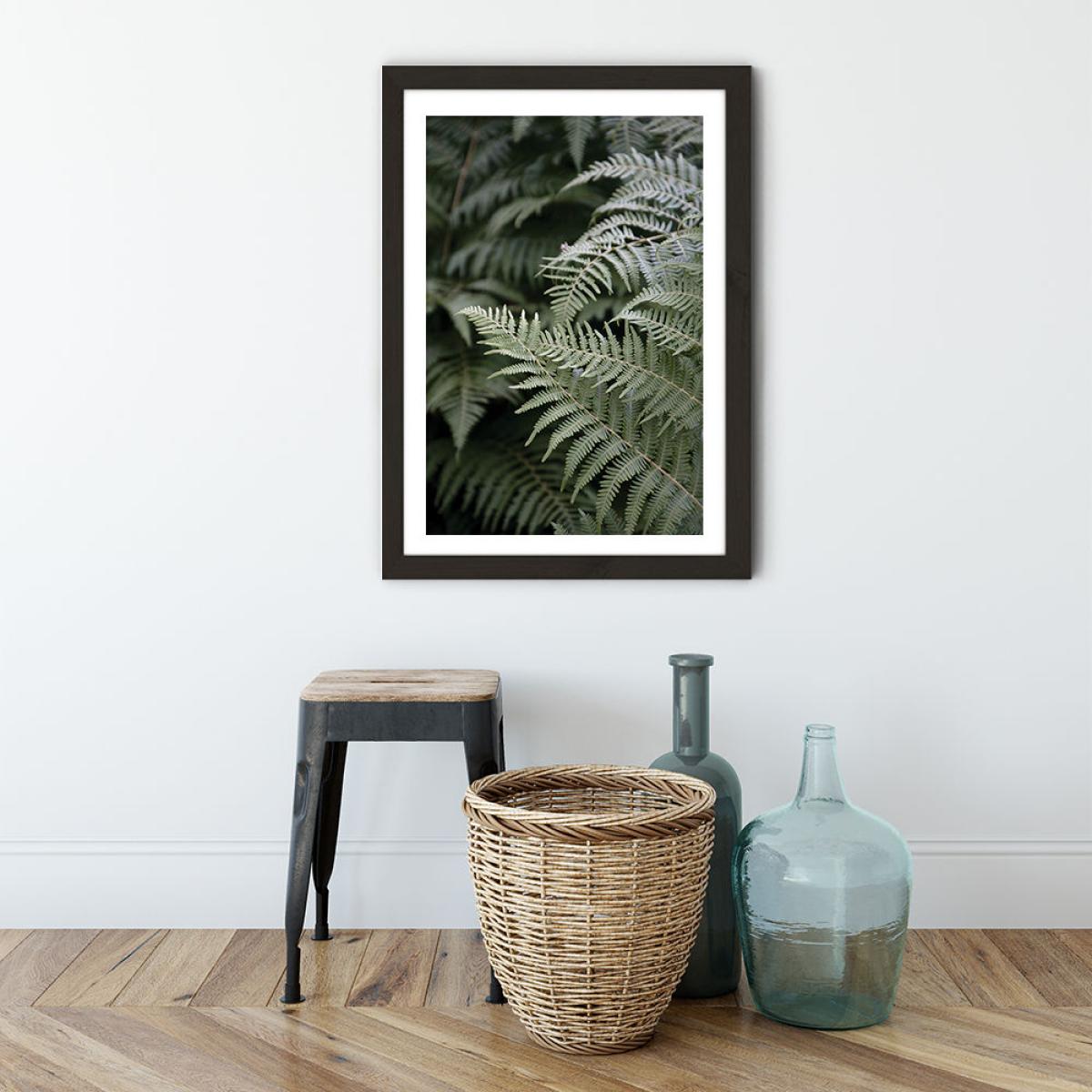 Forest Mood Art Print Black Frame – image 3