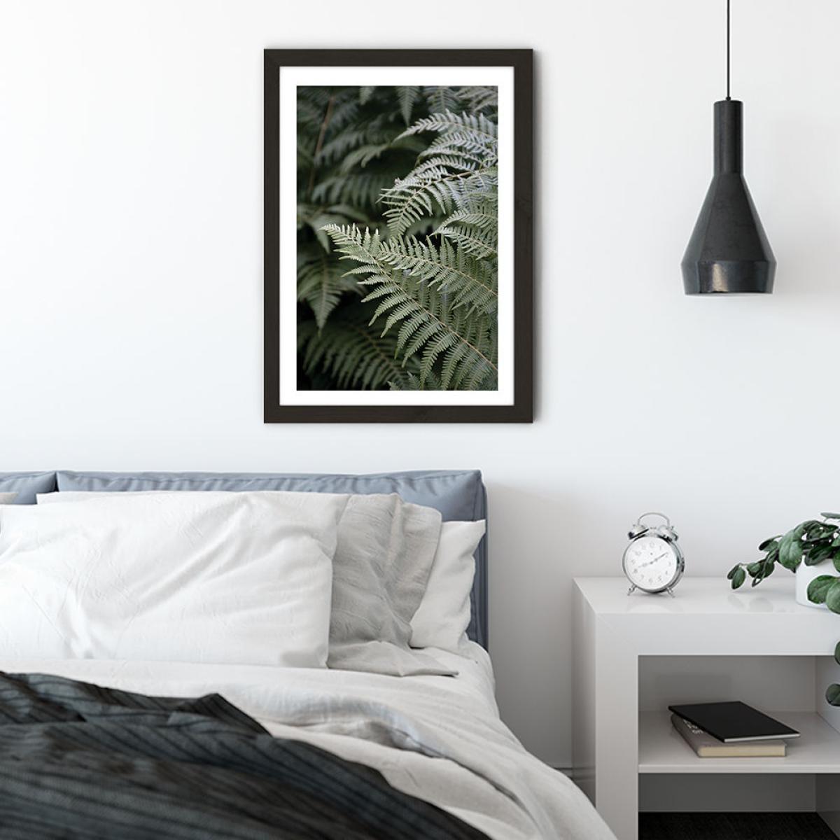 Forest Mood Art Print Black Frame – image 4
