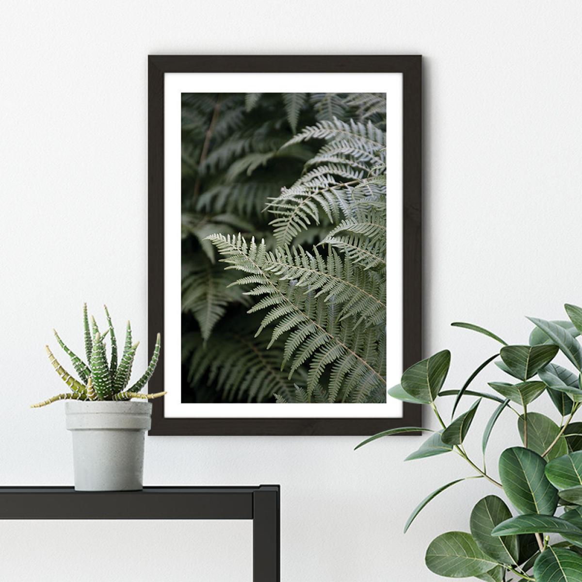Forest Mood Art Print Black Frame – image 5