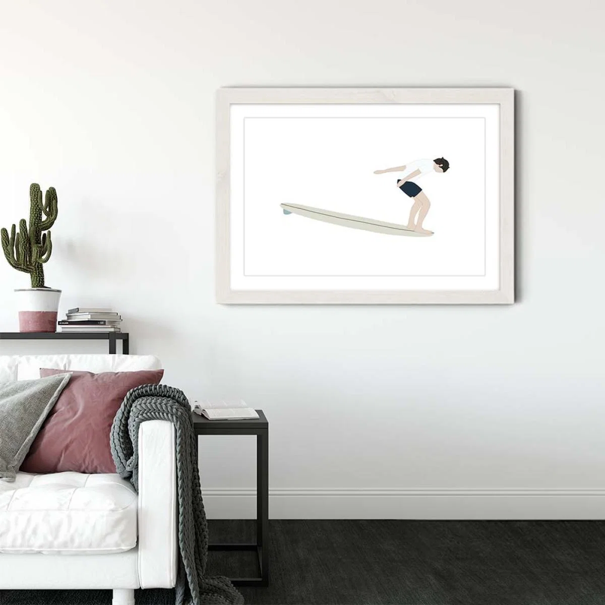 Foam Art Print White Frame – image 3