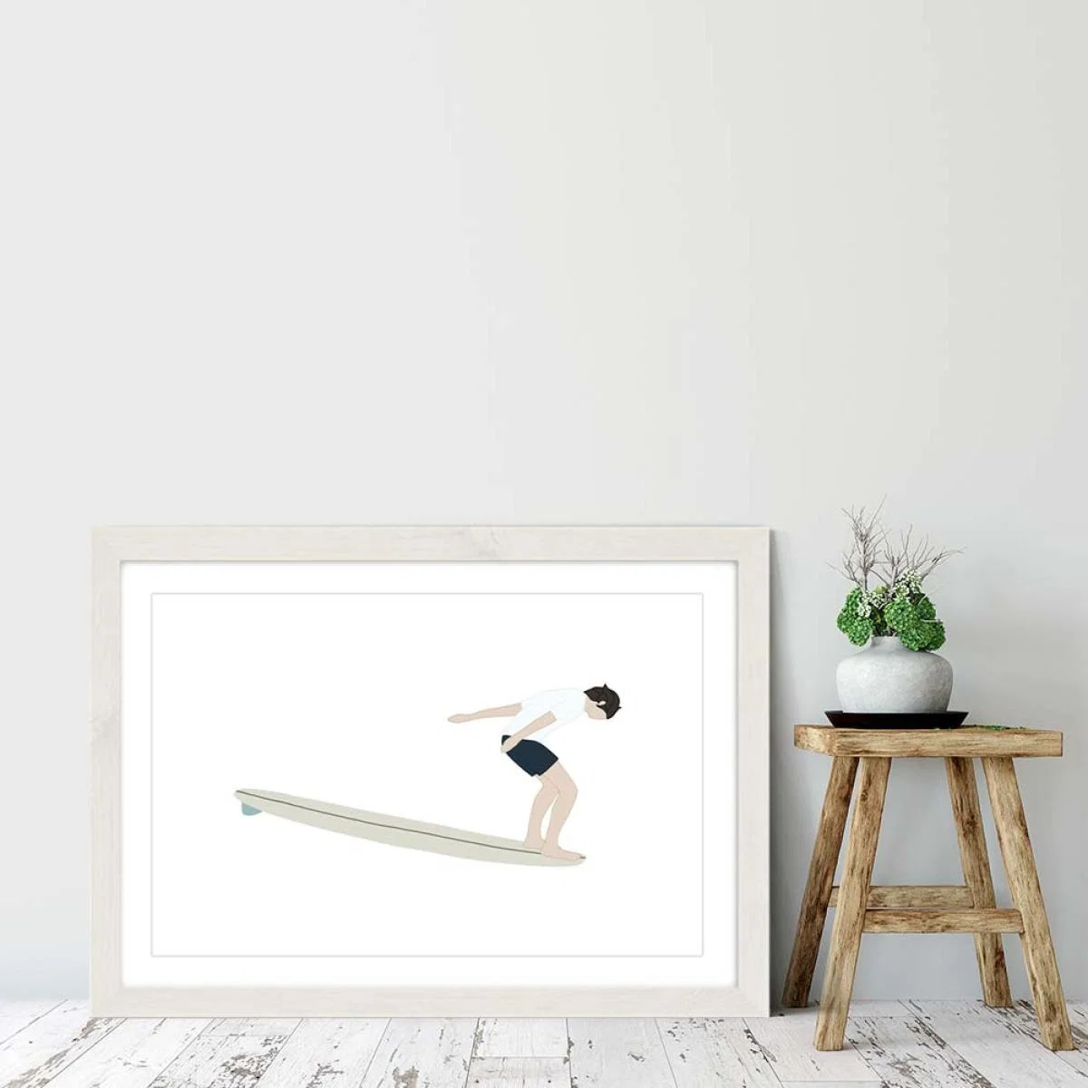 Foam Art Print White Frame – image 6