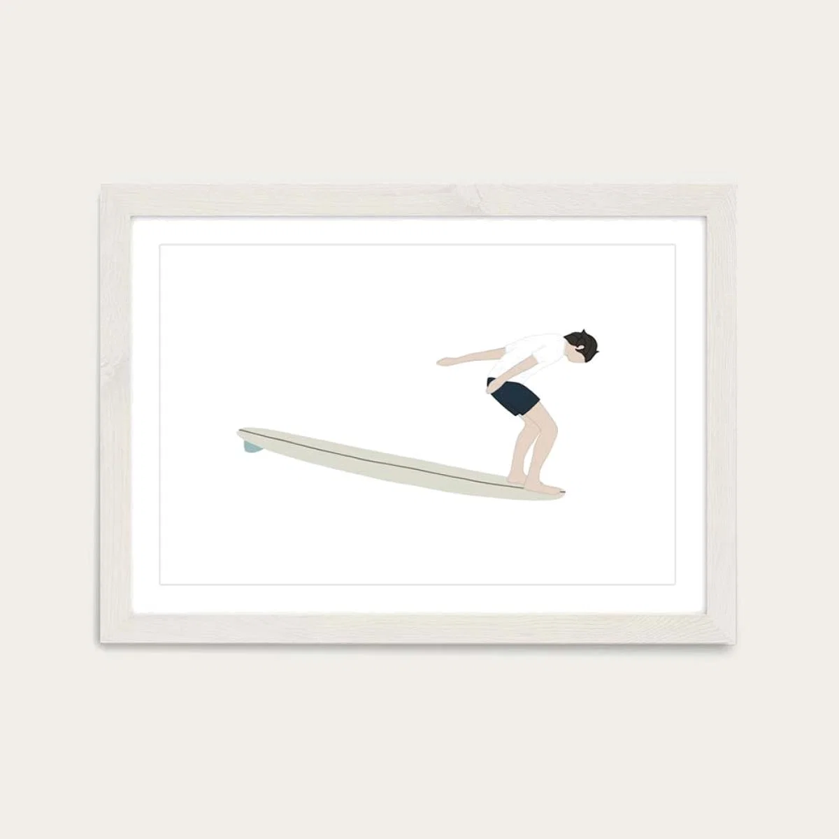 Foam Art Print White Frame – image 1
