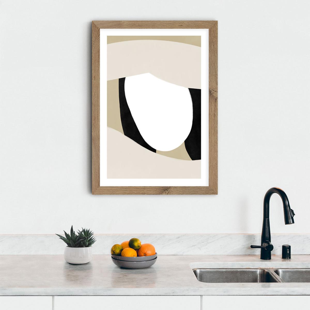 Shading Art Print Oak Frame – image 11
