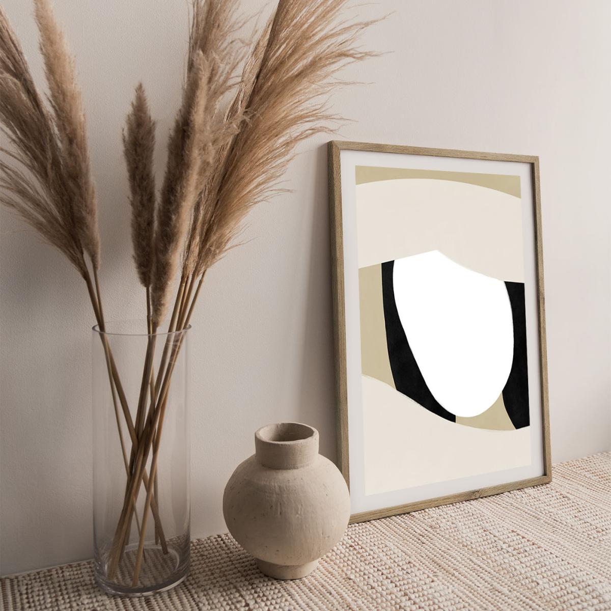 Shading Art Print Oak Frame – image 3