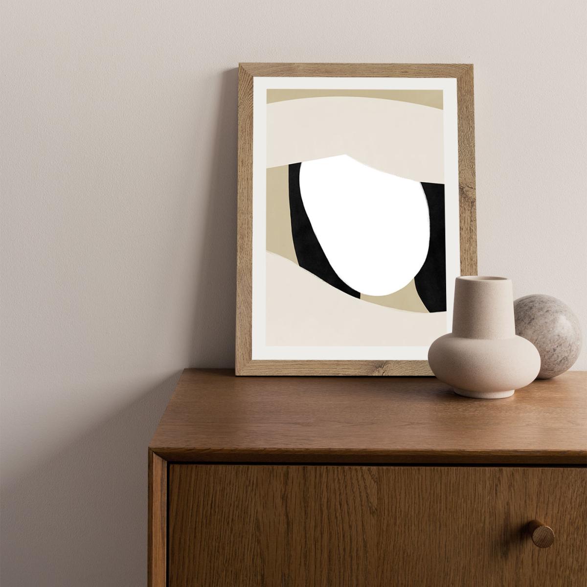 Shading Art Print Oak Frame – image 5