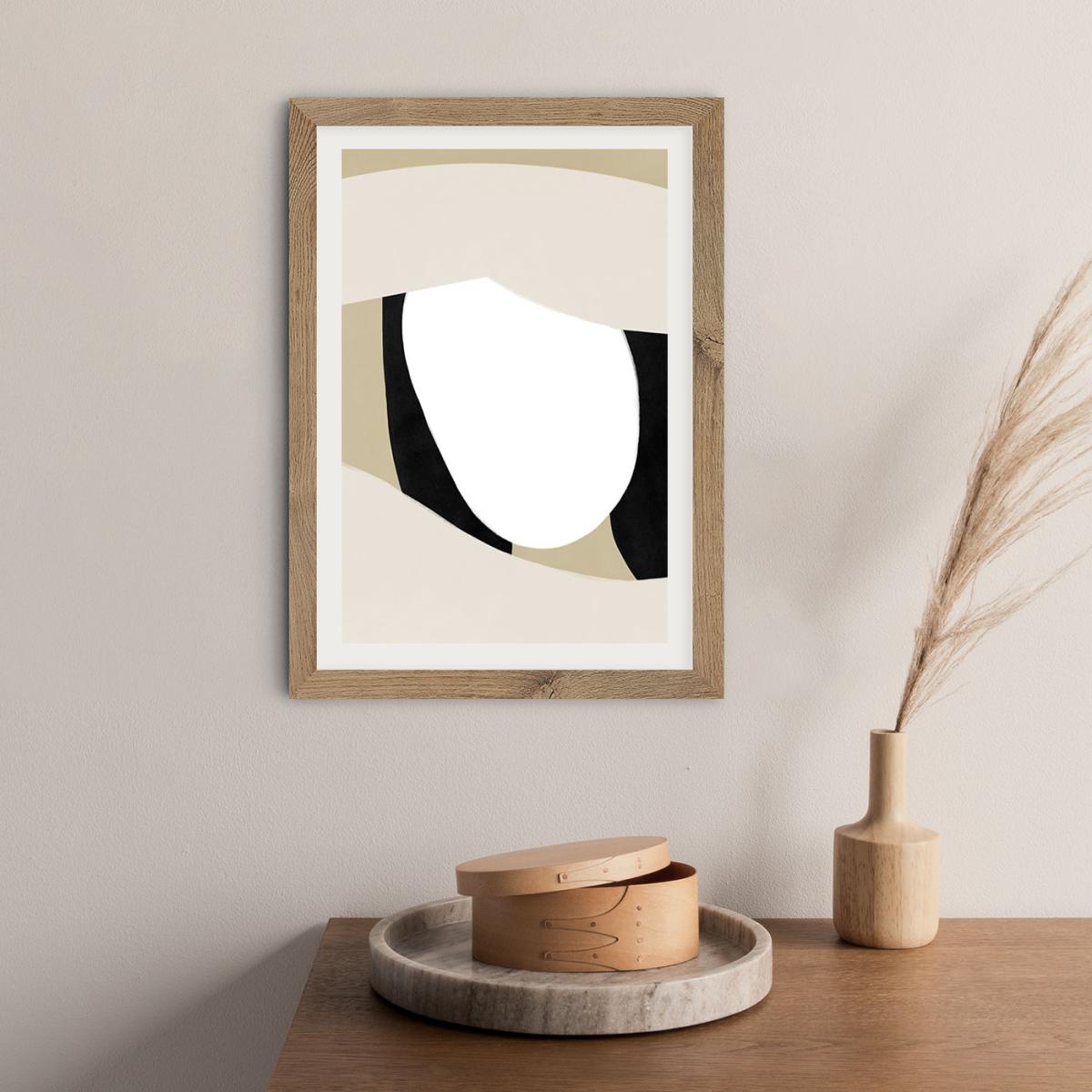 Shading Art Print Oak Frame – image 6
