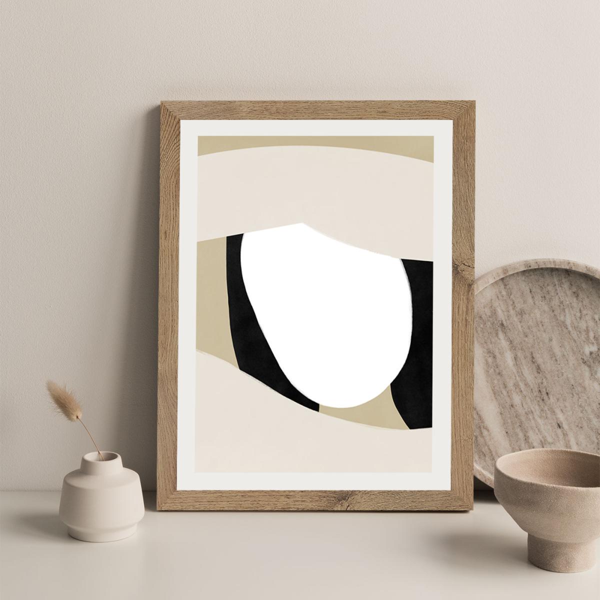 Shading Art Print Oak Frame – image 9