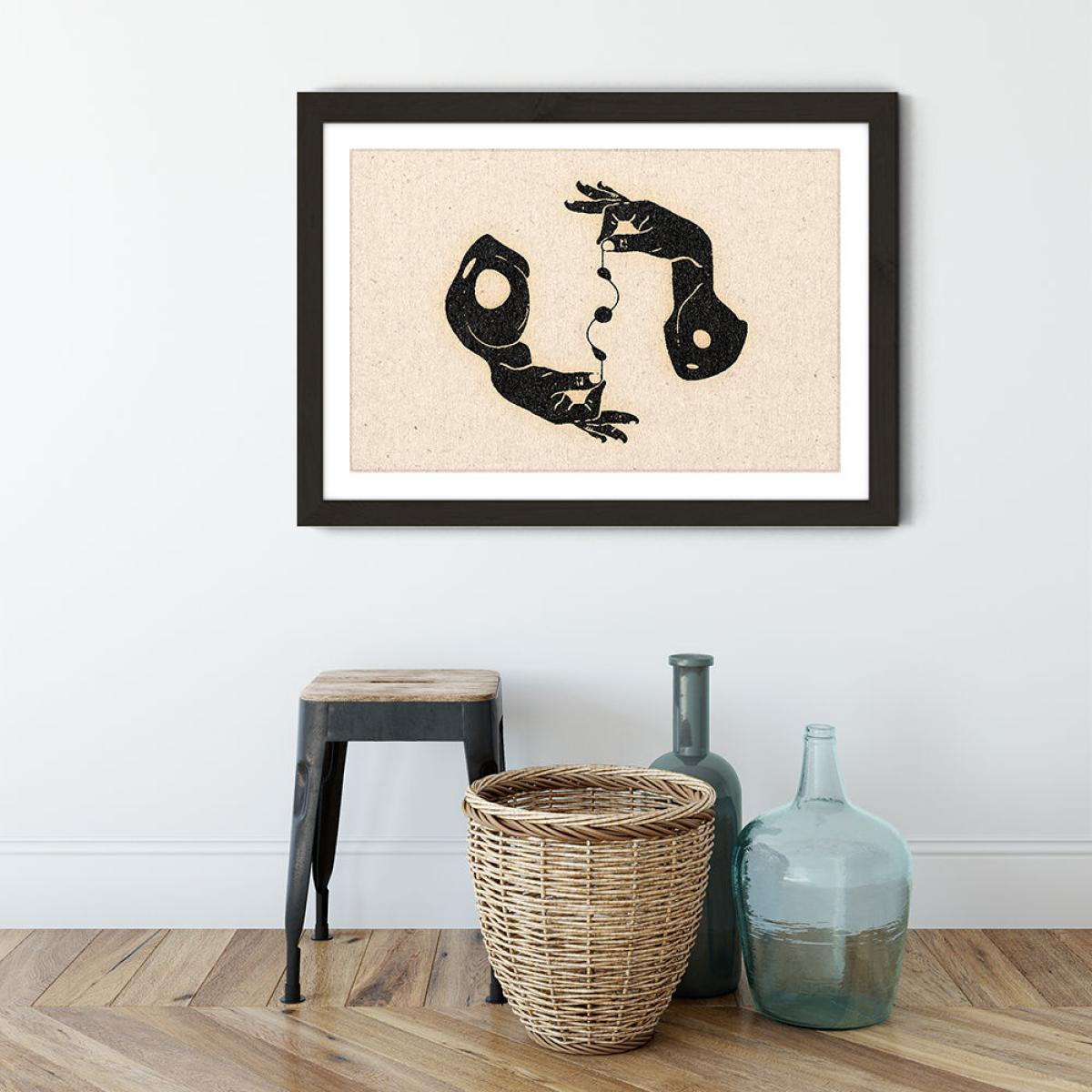 Fate Art Print Black Frame – image 3