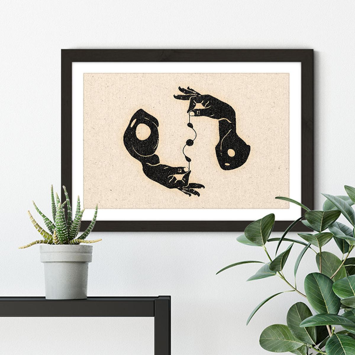 Fate Art Print Black Frame – image 6