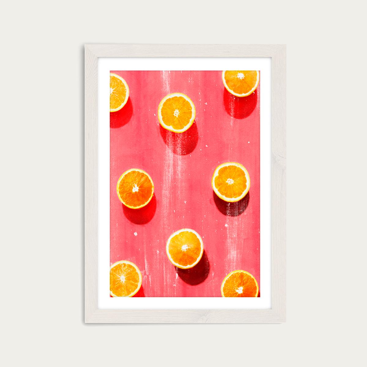 Fruit No. 5 Art Print White Frame – image 1