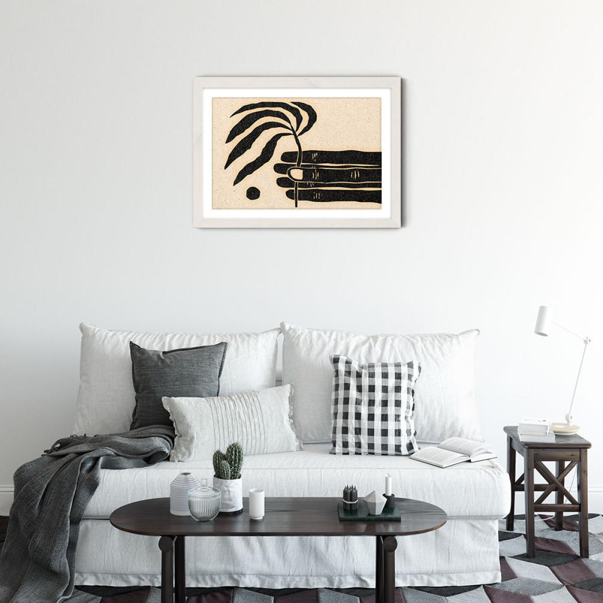 The Plantling Art Print White Frame – image 2