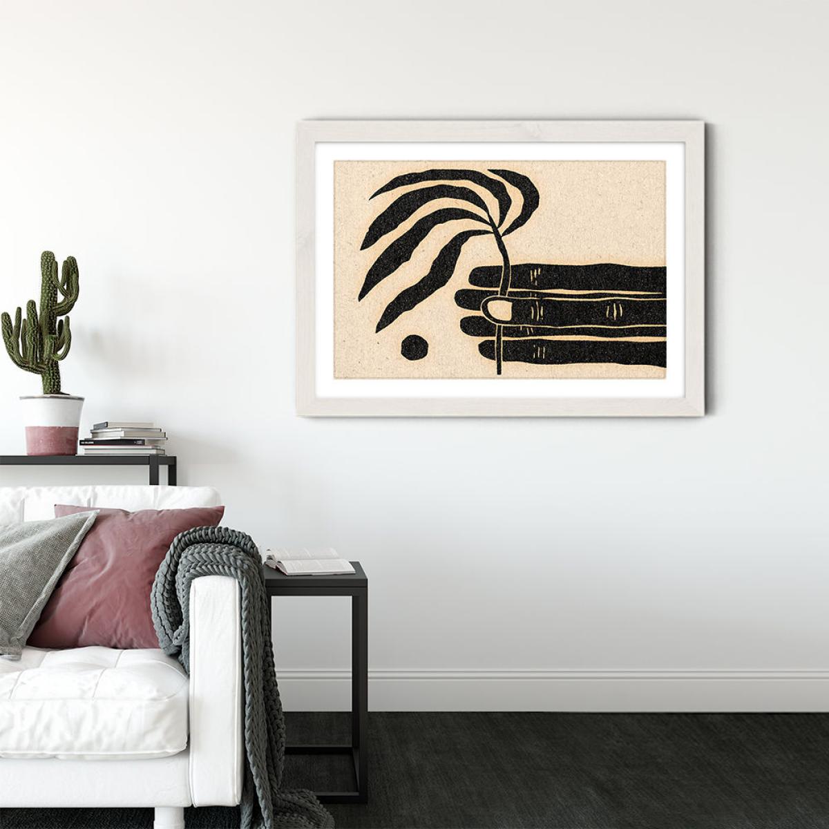 The Plantling Art Print White Frame – image 3