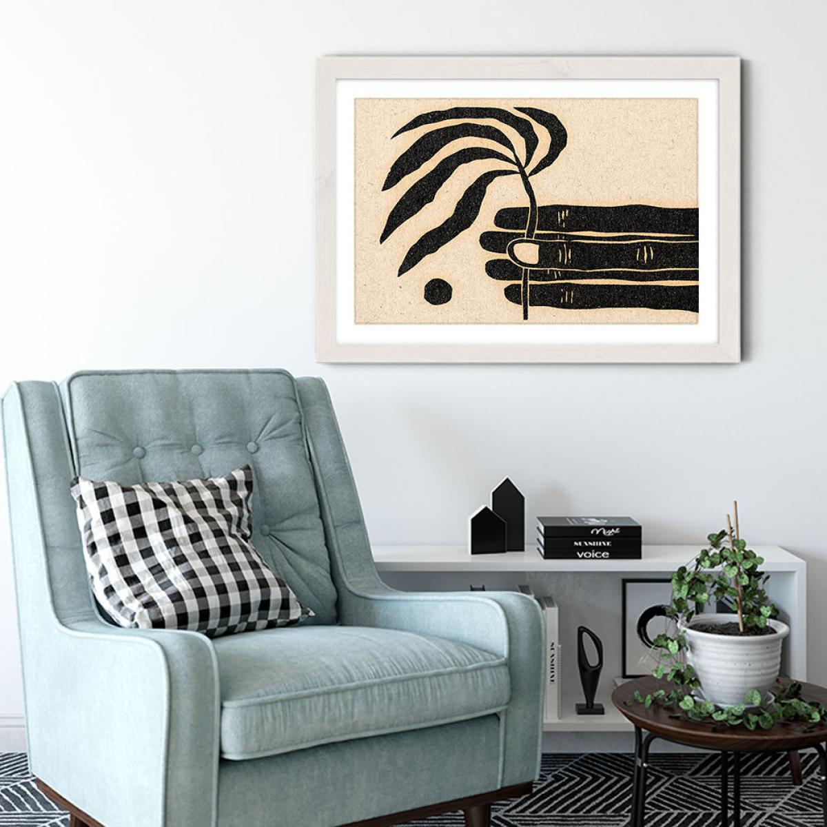 The Plantling Art Print White Frame – image 4