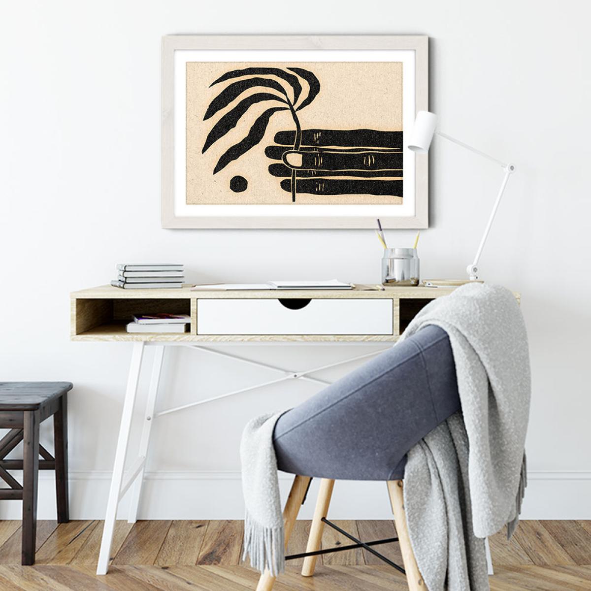 The Plantling Art Print White Frame – image 5