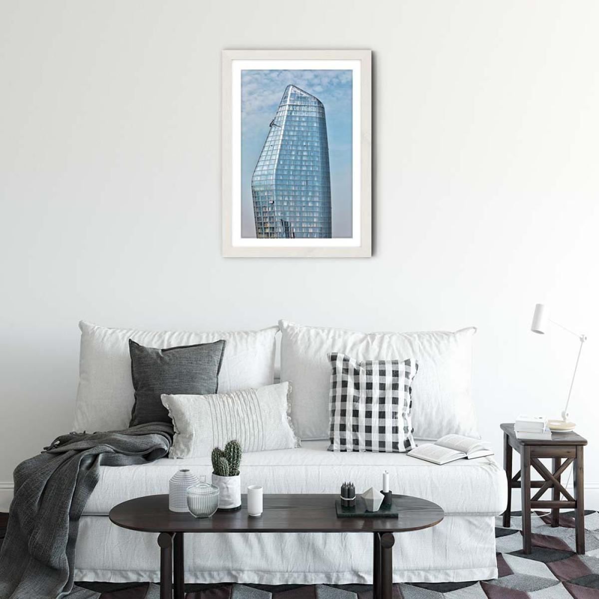 One Blackfriars Art Print White Frame – image 2