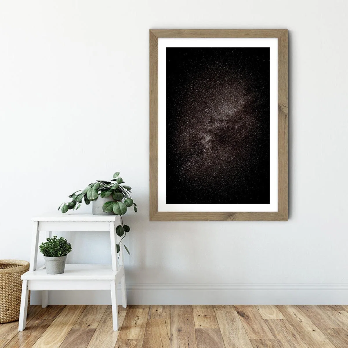 Stars No. 1136 Art Print Oak Frame – image 6
