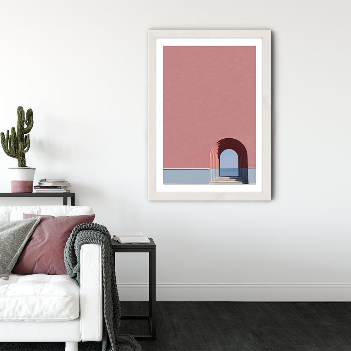Look the Ocean Art Print White Frame – image 3