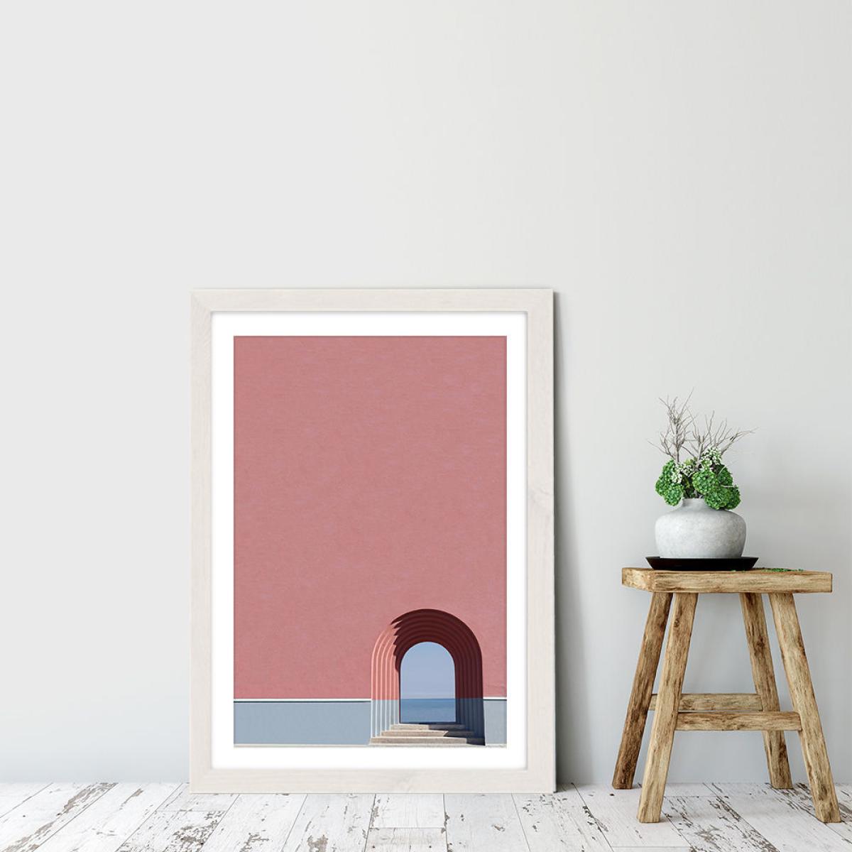 Look the Ocean Art Print White Frame – image 4