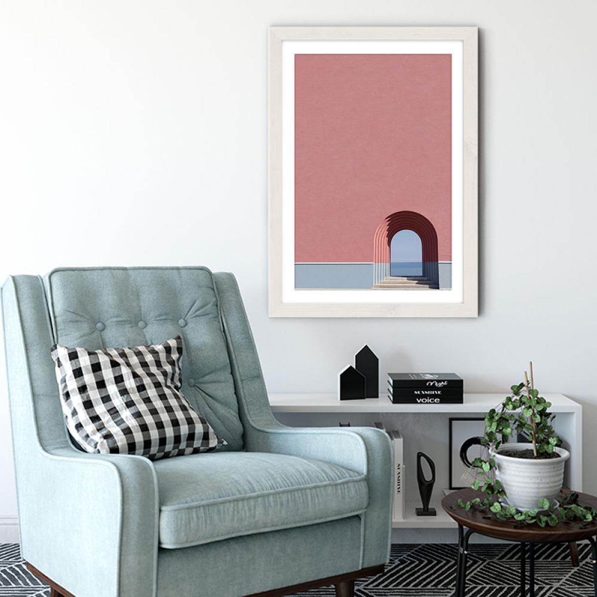 Look the Ocean Art Print White Frame – image 5