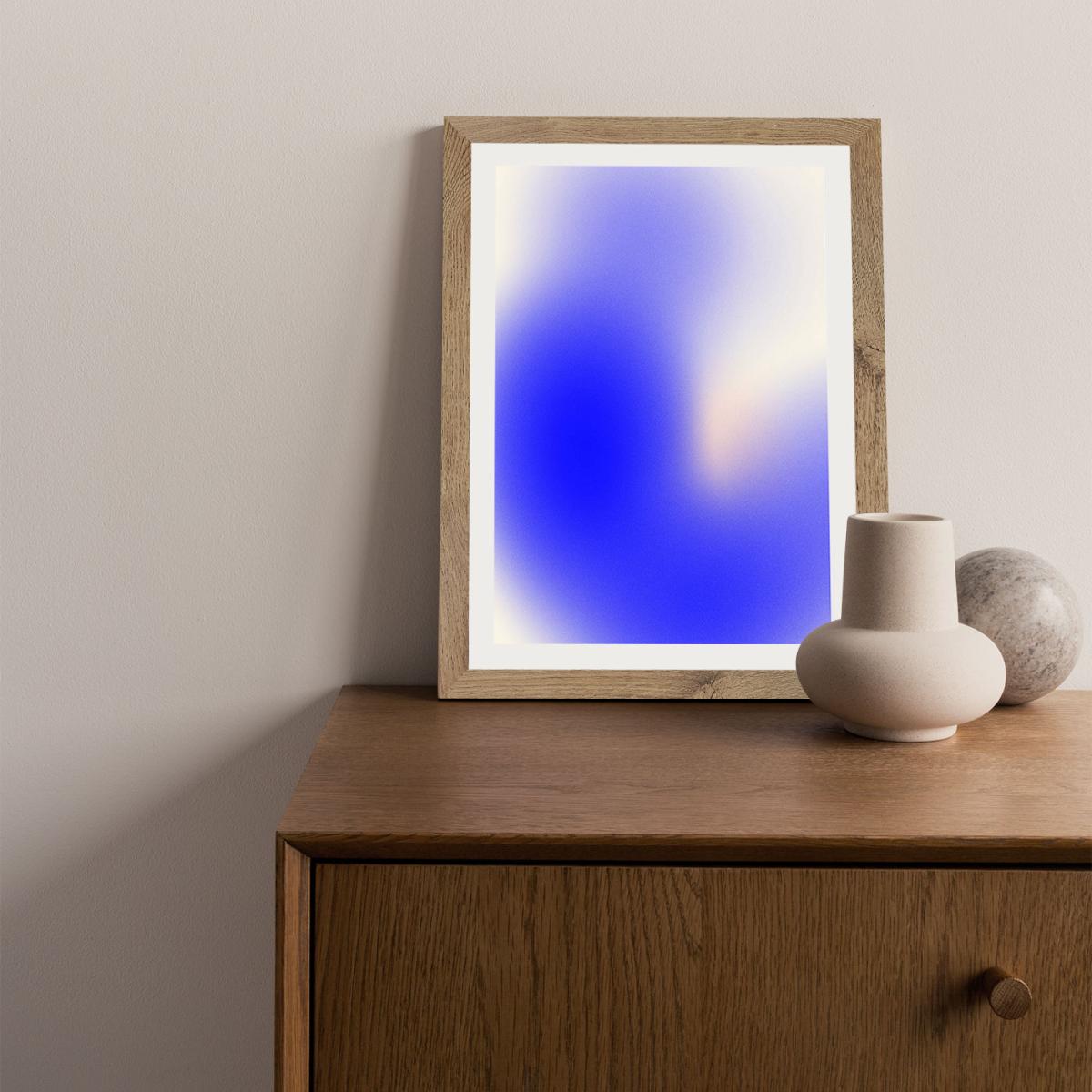 Awake Art Print Oak Frame – image 2