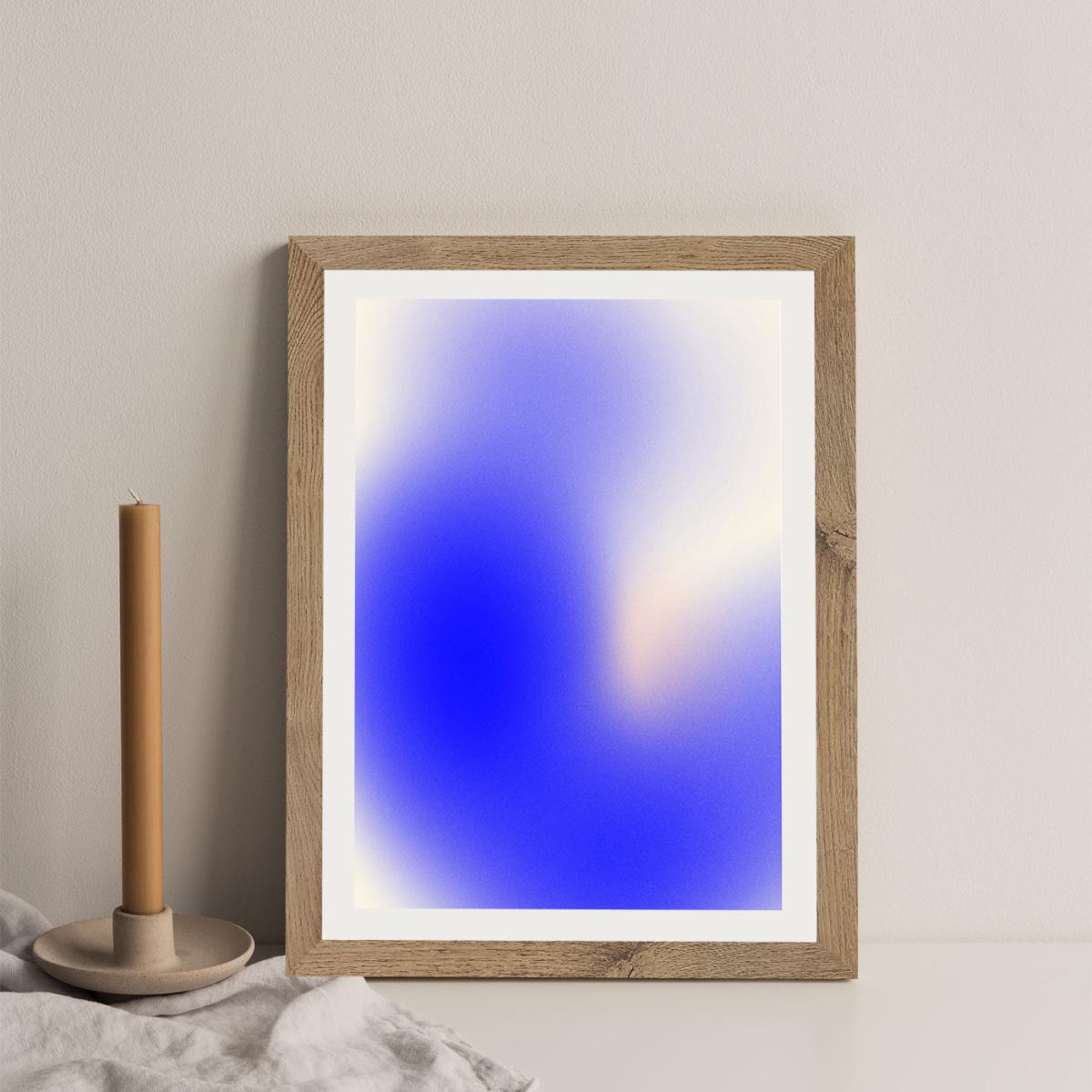 Awake Art Print Oak Frame – image 3