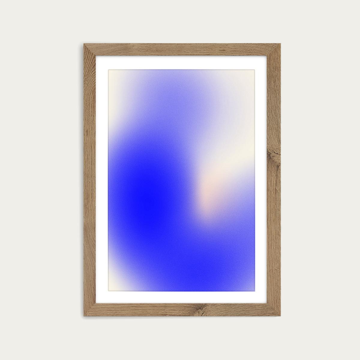 Awake Art Print Oak Frame – image 1